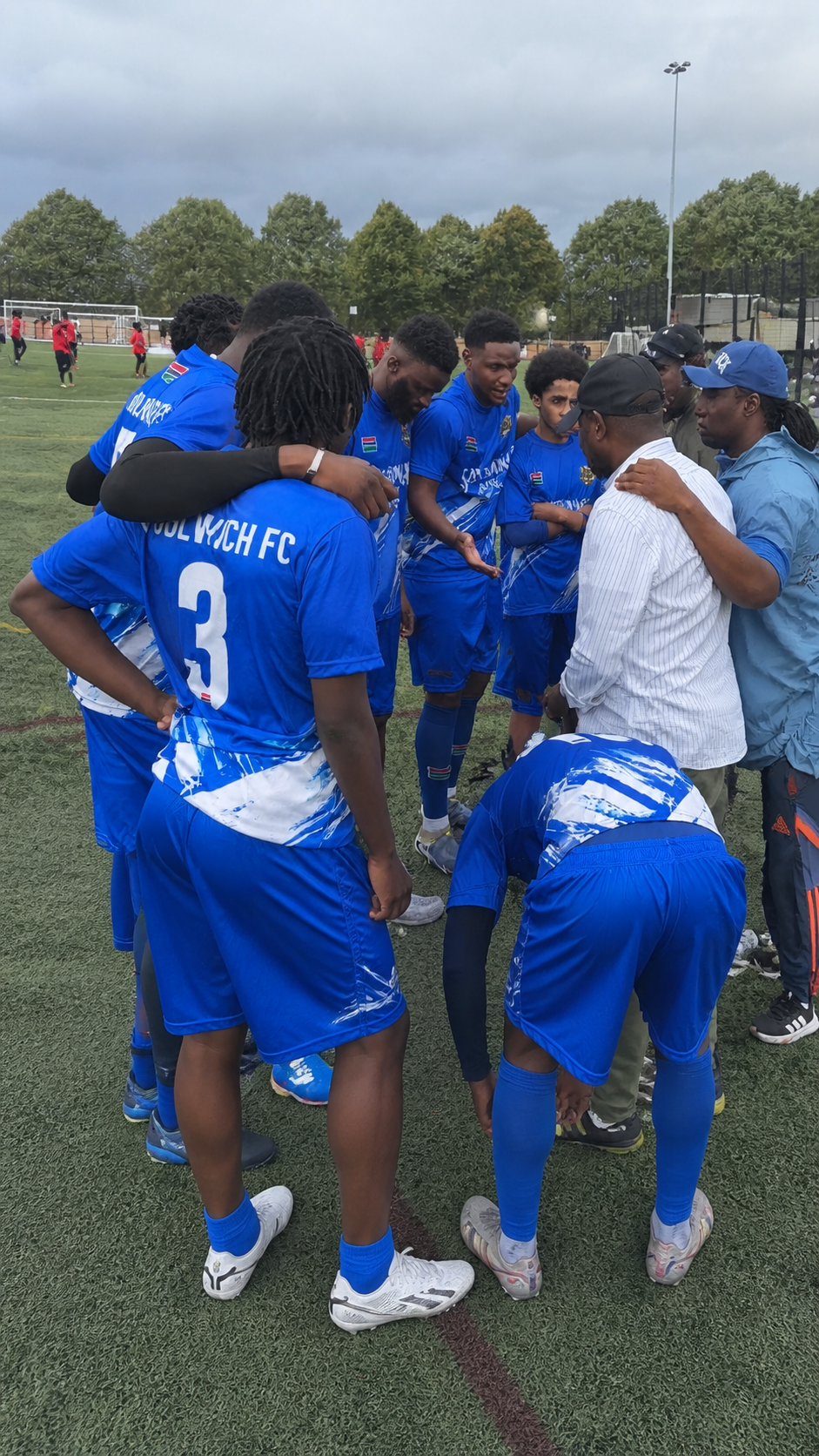 Woolwich FC team at the tournament